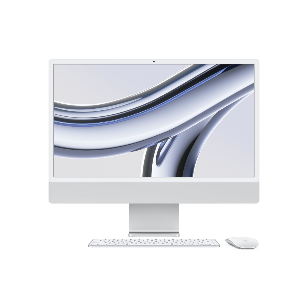 iMac argento - RAM 16GB di memoria unificata - HD SSD 1TB - Magic Mouse + Magic Trackpad - Magic Keyboard con Touch ID e tastierino numerico - Italiano