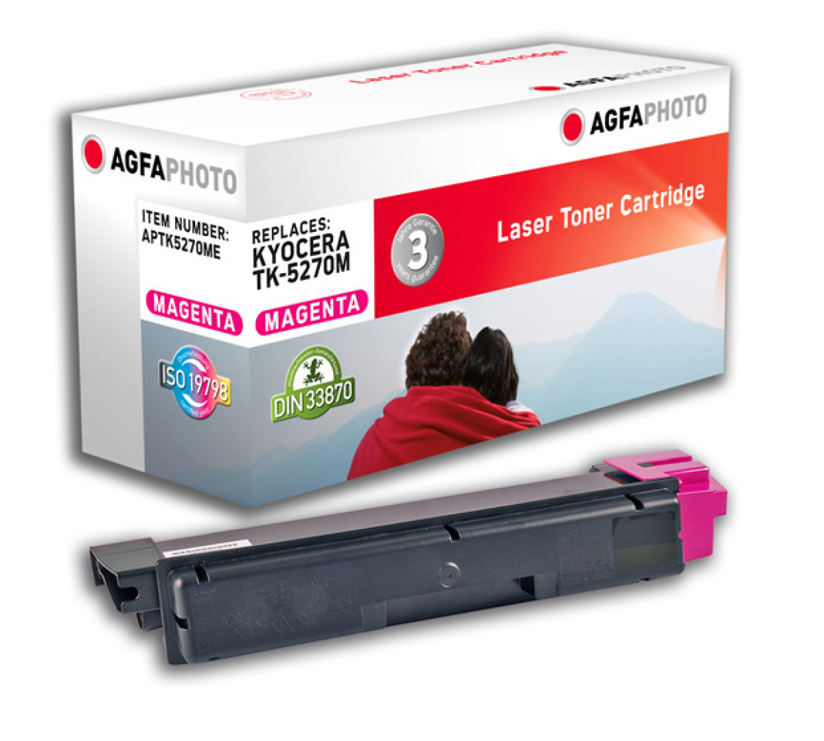 AgfaPhoto APTK5270ME cartuccia toner 1 pz Compatibile Magenta