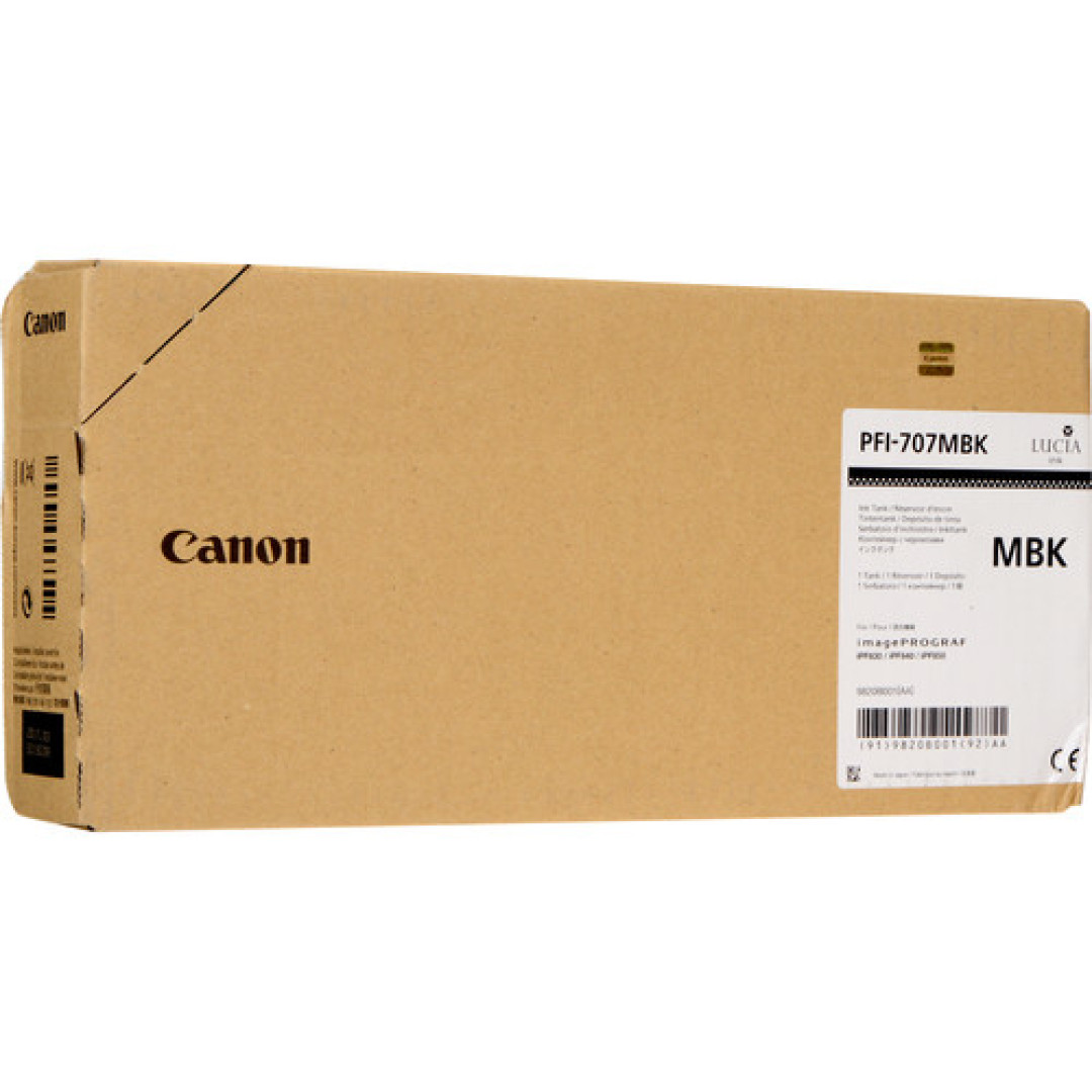 Canon PFI-707MBK cartuccia d'inchiostro Originale Nero opaco