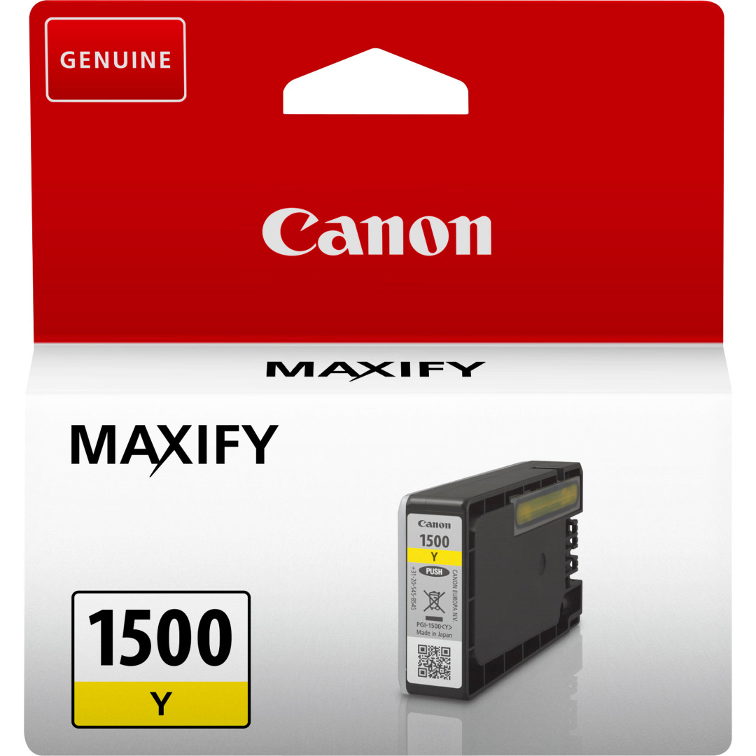 Canon Cartuccia d'inchiostro giallo PGI-1500Y