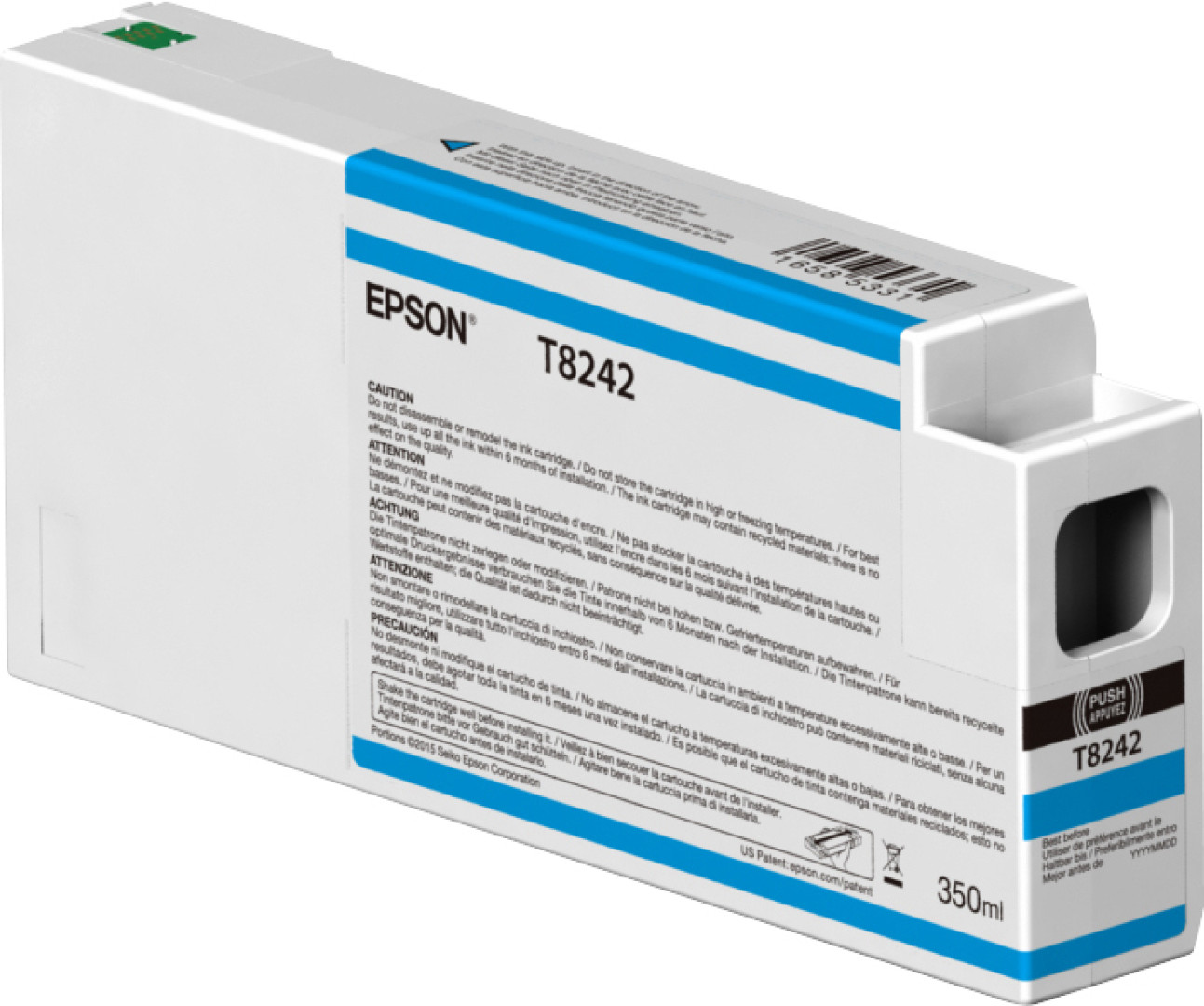 Epson T54X500 cartuccia d'inchiostro 1 pz Originale Ciano chiaro