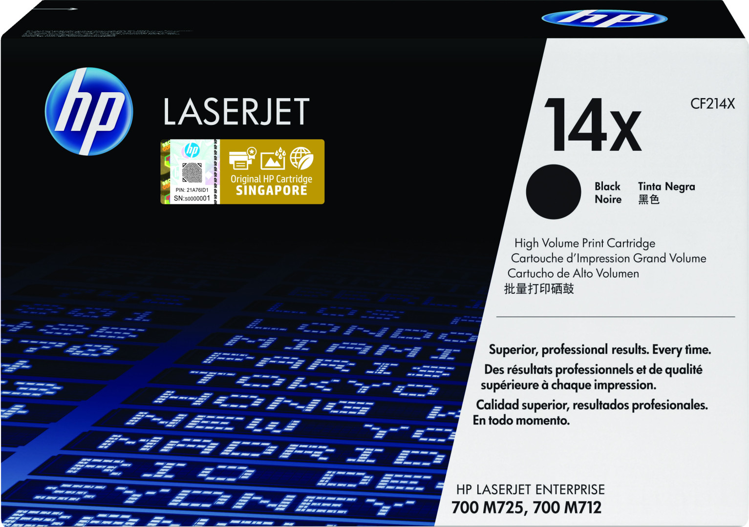 HP Cartuccia Toner originale nero ad alta capacit- LaserJet 14X