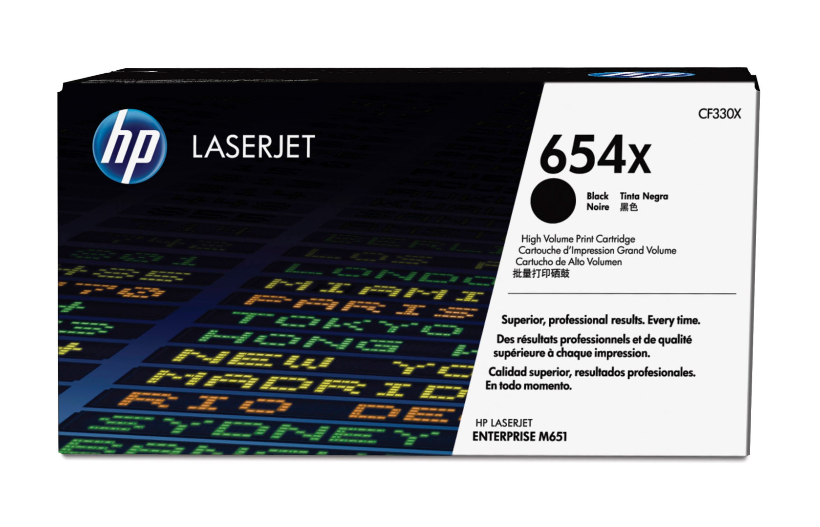 HP Cartuccia Toner originale nero ad alta capacit- LaserJet 654X
