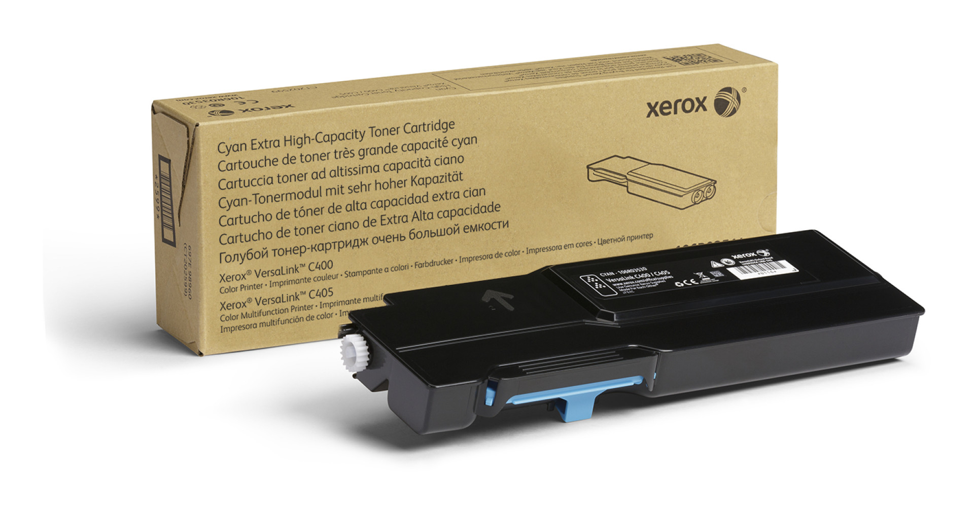 Xerox Cartuccia toner Ciano a Altissima capacit- da 8000 Pagine per Stampante a colori  VersaLink C400/multifunzione a colori  VersaLink C405 (106R03530)