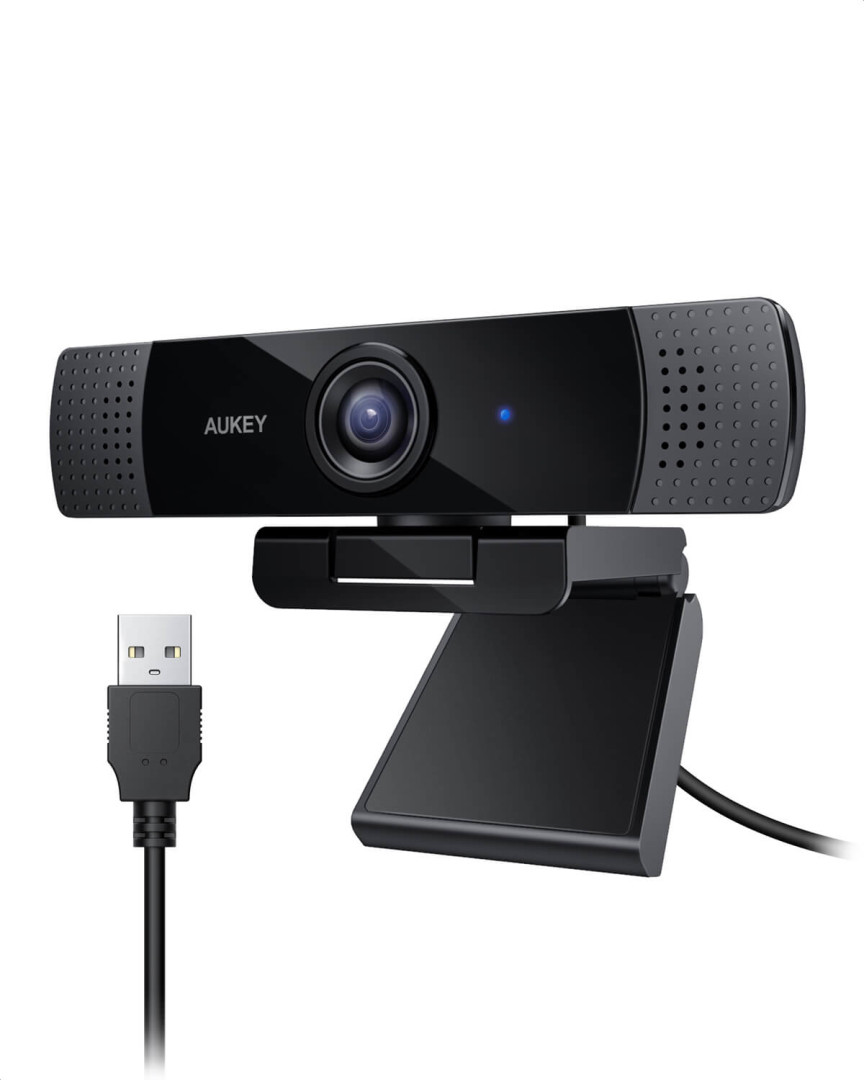 AUKEY PC-LM1E webcam 2 MP 1920 x 1080 Pixel USB Nero