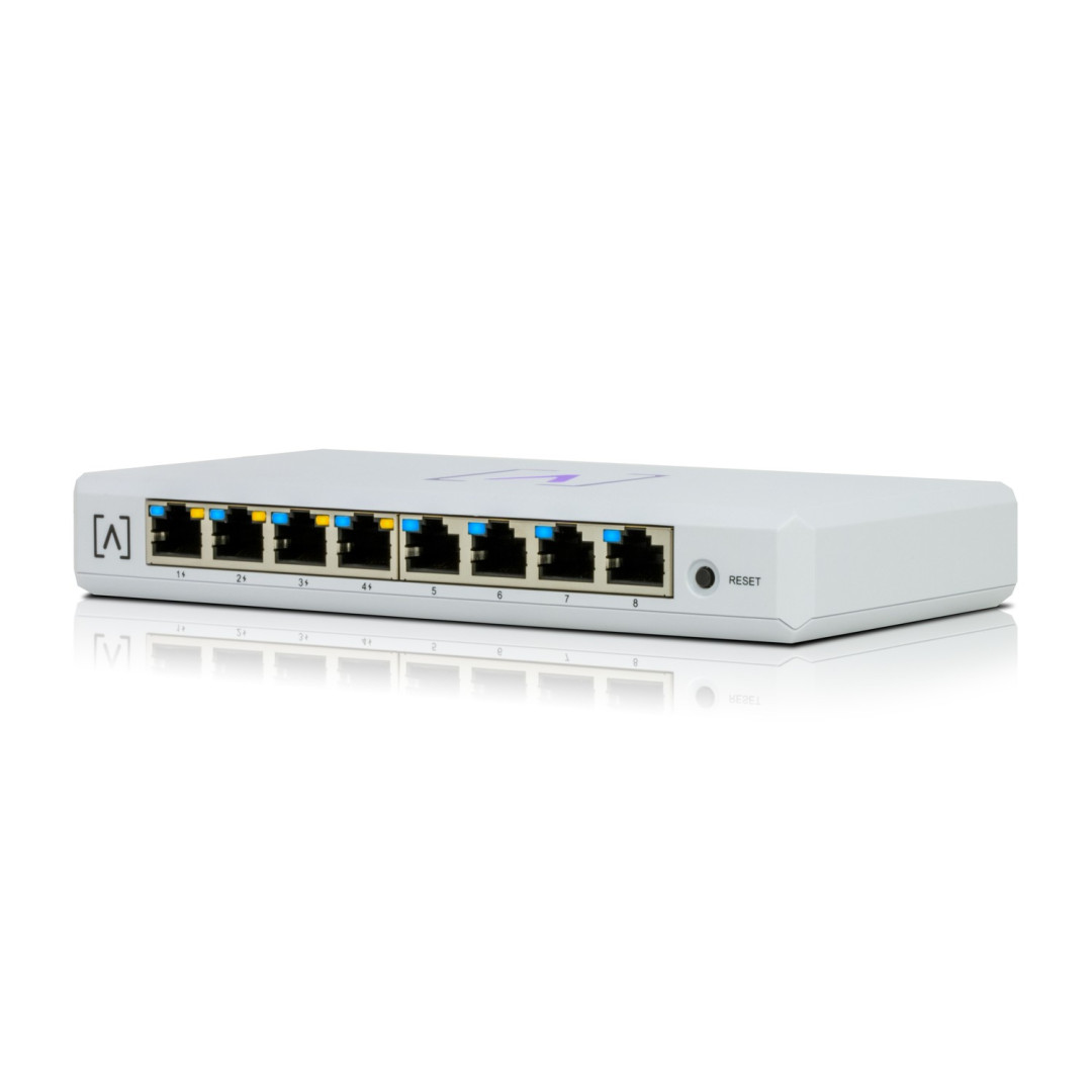 Alta Labs S8-POE switch di rete Gestito Gigabit Ethernet (10/100/1000) Supporto Power over Ethernet (PoE) Bianco