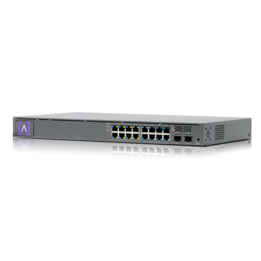 Alta Labs S16-POE switch di rete Gestito Gigabit Ethernet (10/100/1000) Supporto Power over Ethernet (PoE) 1U Grigio