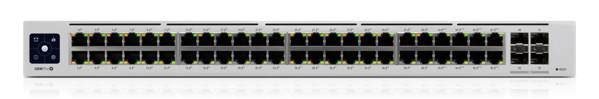 Ubiquiti UniFi Pro 48-Port PoE Gestito L2/L3 Gigabit Ethernet (10/100/1000) Supporto Power over Ethernet (PoE) 1U Argento